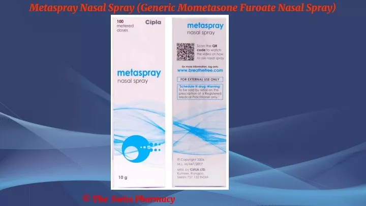metaspray nasal spray generic mometasone furoate