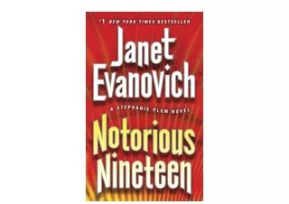 Ebook download Notorious Nineteen A Stephanie Plum Novel full