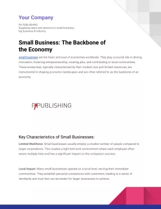 your company