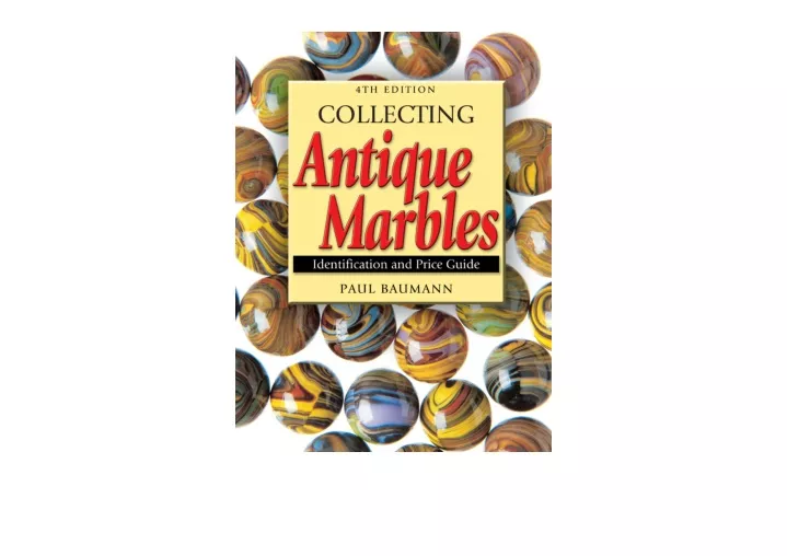 pictorial price guide of marbles