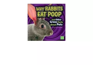 Ebook download Why Rabbits Eat Poop and Other Gross Facts about Pets Gross Me Out for ipad