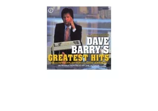 PDF read online Dave Barrys Greatest Hits for android