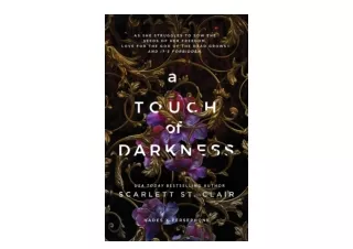 PDF read online A Touch of Darkness Hades x Persephone Saga Book 1 free acces