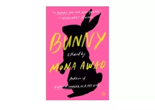 Ebook download Bunny A Novel for android