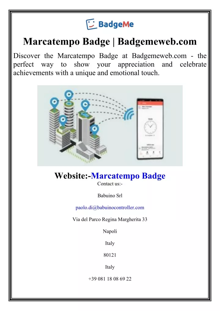 marcatempo badge badgemeweb com