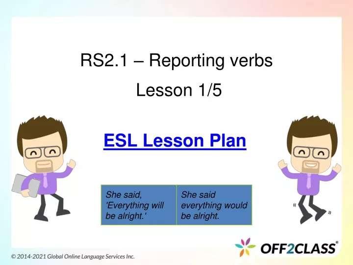 rs2 1 reporting verbs lesson 1 5