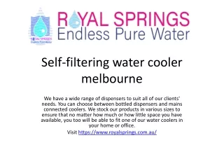 royalsprings.com.au - Refillable bottle top cooler melbourne, Filtered water melbourne