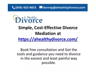 ahealthydivorce.com - divorce mediation san diego, divorce mediation cost, family attorney san diego, san diego mediatio