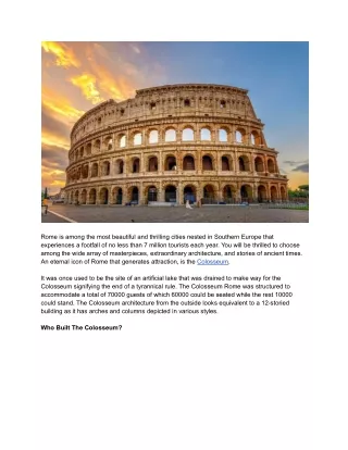 Colosseum Rome (2)