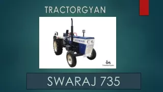 Swaraj 735 Price in India - Tractorgyan