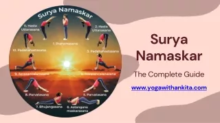 12 Surya Namaskar steps with pictures