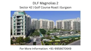 DLF Magnolias 2 Sector 42 Gurgaon, DLF Magnolias 2 Launch Date, 9958670649  DLF