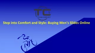 step into comfort and style buying men s slides
