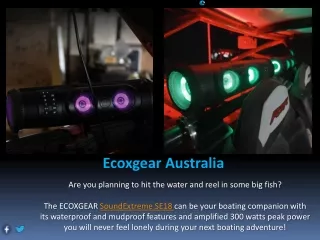 Waterproof Bluetooth Soundbar Speaker – ECOXGEAR