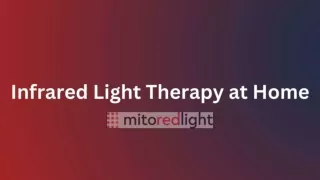 Infrared Light Therapy at Home |Mito Red Light