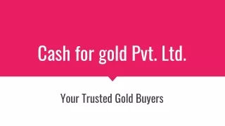 cash for gold in Jaipur