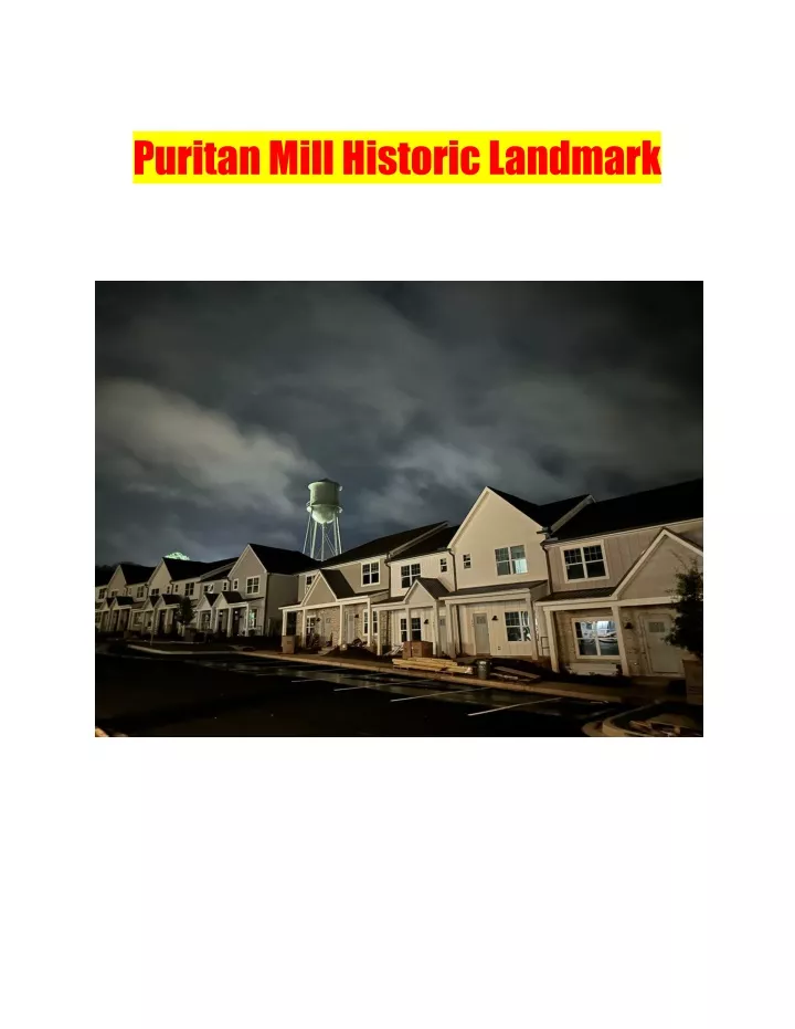 puritanmillhistoriclandmark