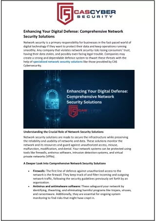 enhancing your digital defense comprehensive