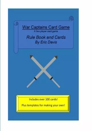 Read ebook [PDF] War Captains Card Game