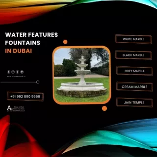 Water Features Fountains in Dubai - WhatsApp 9928909666