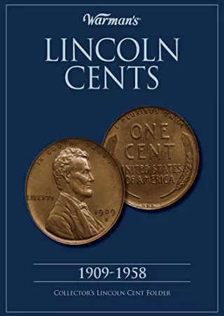 Download Book [PDF] Lincoln Cents 1909-1958 Collector's Folder (Warman's Collector Coin Folders)