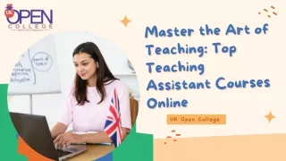 Teaching assistant Courses online