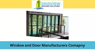 Seaview Building Solutions | Impact Windows and Doors Parkland