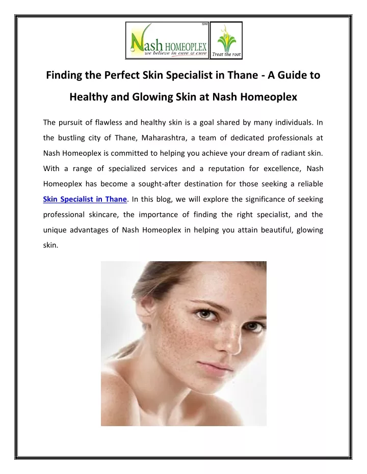 finding the perfect skin specialist in thane
