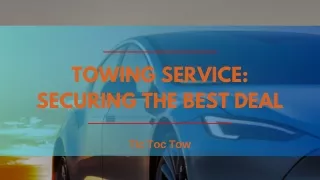 Expert Tips on How to Crack a Good Deal in Car Towing