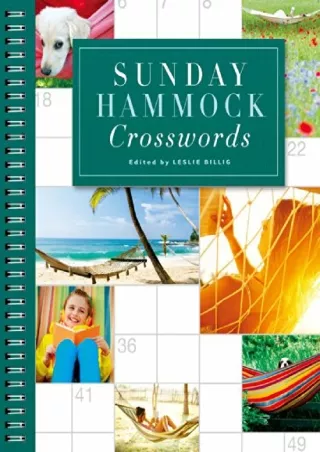 Read ebook [PDF] Sunday Hammock Crosswords (Sunday Crosswords)