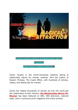 Carlos Cavallo's Women's Dating & Relationships