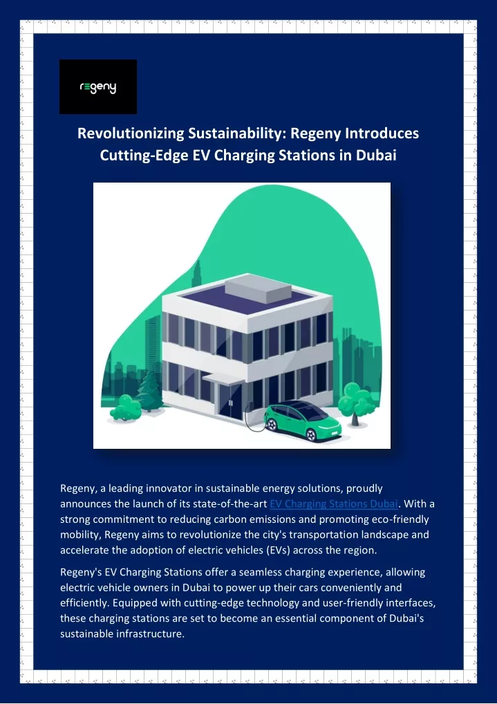 revolutionizing sustainability regeny introduces