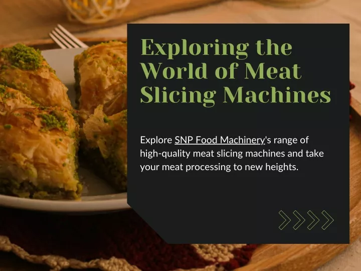 exploring the world of meat slicing machines