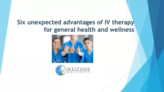 Unlocking the Benefits: IV Therapy for Holistic Wellness | Westside Wellness