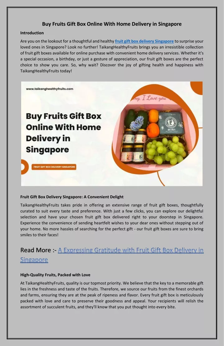 buy fruits gift box online with home delivery