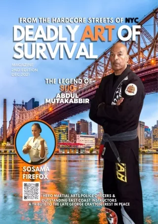 [PDF READ ONLINE] Deadly Art of Survival Magazine: 2nd Edition #1 Martial Arts Magazine Worldwide: Martial Science, Trad
