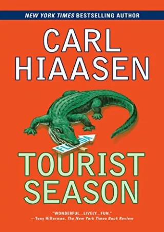 Download Book [PDF] Tourist Season: A Suspense Thriller
