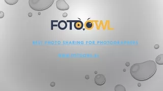 FOTOOWL is giving Best Photo Sharing  for  Photographers