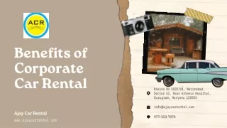 benefits of corporate car rental