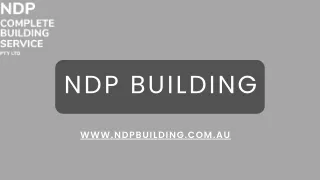 Architectural Home Builder in Newcastle Crafting Your Dream Home with NDP Building