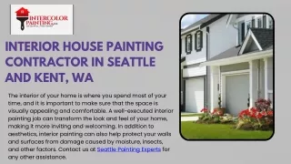 Hire The Professional Painting Experts in Seattle