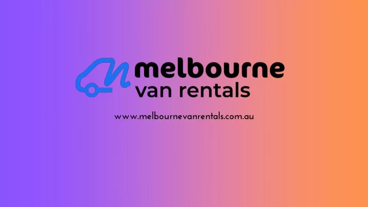 www melbournevanrentals com au