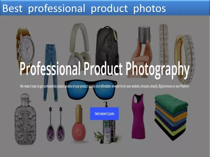 best professional product photos