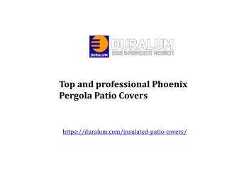 Professional Phoenix Pergola Patio Covers