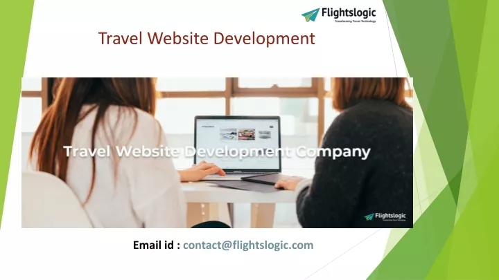 travel website development