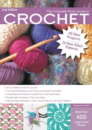 [PDF READ ONLINE] The Complete Photo Guide to Crochet