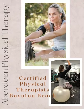 Physical Therapy Services Delray Beach