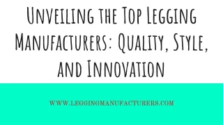 From Concept to Creation: How Legging Manufacturers Bring Designs to Life