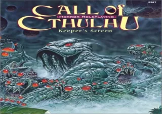 DOWNLOAD BOOK [PDF] Call of Cthulhu Keeper's Screen