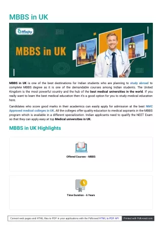 MBBS in the UK Your Gateway to Excellence in Medical Education   MBBS Abroad